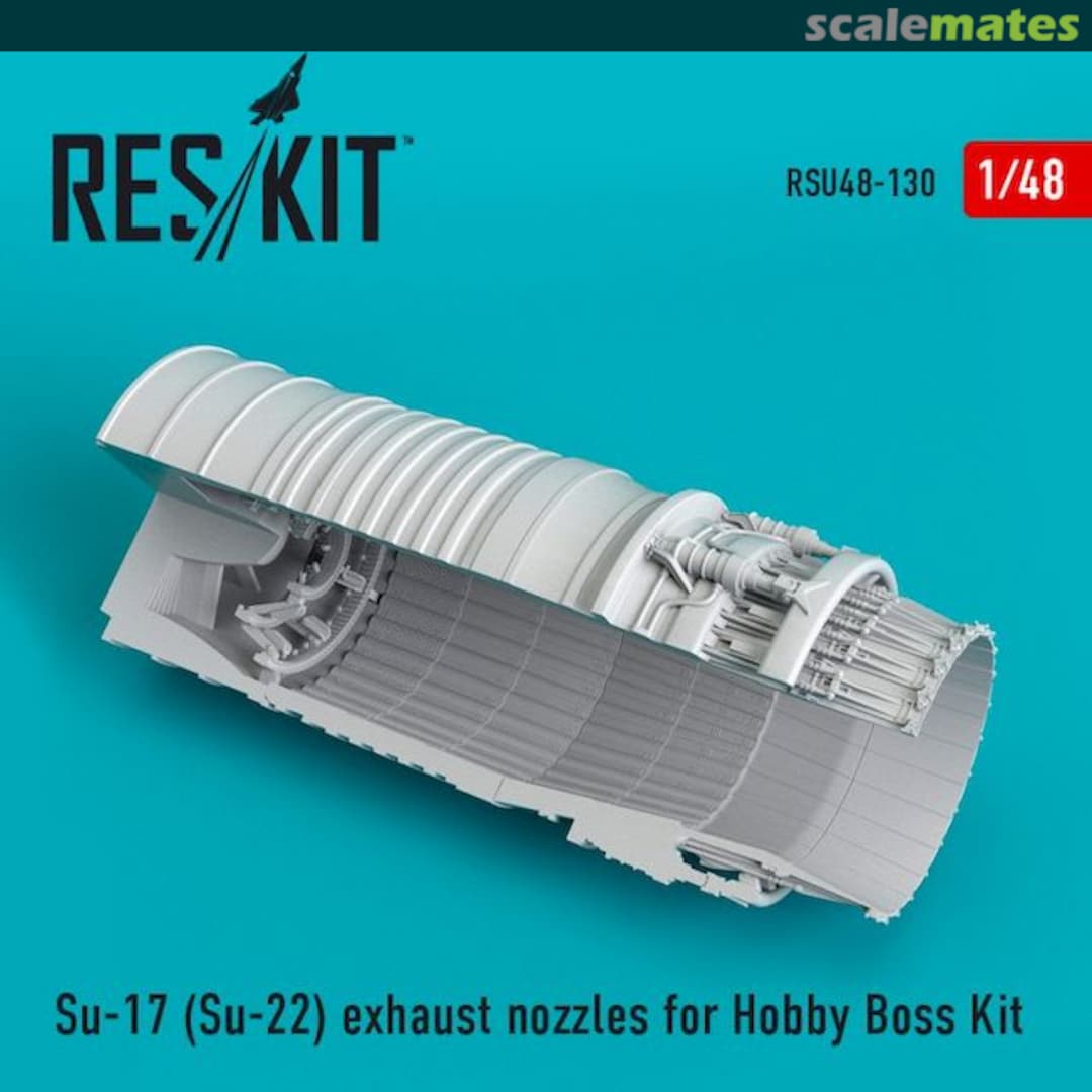 Boxart Su-17/22 Fitter - exhaust nozzle RSU48-0130 ResKit Boxart Su-17/22 Fitter - exhaust nozzle RSU48-0130 ResKit