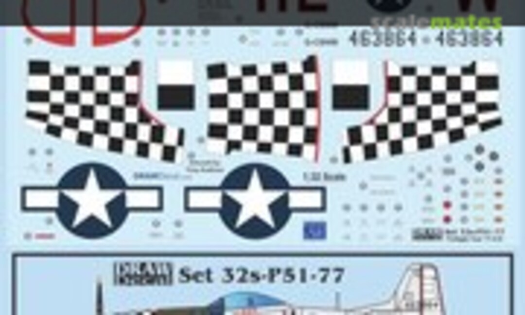 1:32 “Twilight Tear” P-51D (Draw Decal 32-P51-77) 32-P51-77