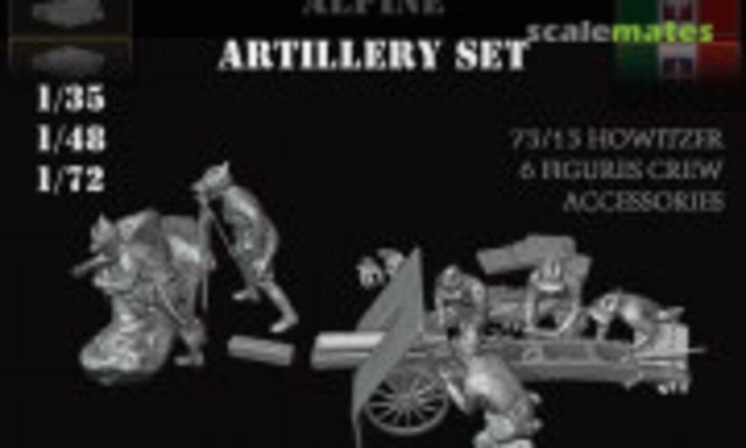 1:72 Alpine Artillery Set (MODEL 3D INT IT72FI4) IT72FI4