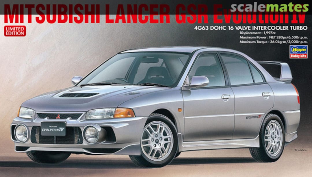 Boxart Mitsubishi Lancer GSR Evolution IV 20726 Hasegawa Boxart Mitsubishi Lancer GSR Evolution IV 20726 Hasegawa