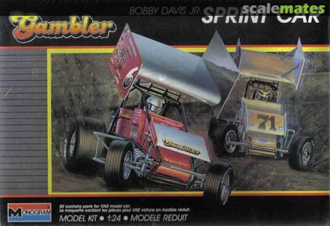Boxart Bobby Davis Sprint Car 2777 Monogram