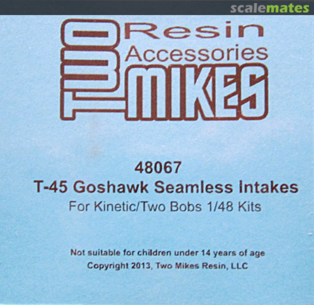 Boxart T-45 Goshawk Seamless Intakes 48067 Two Mikes Resin Accessories