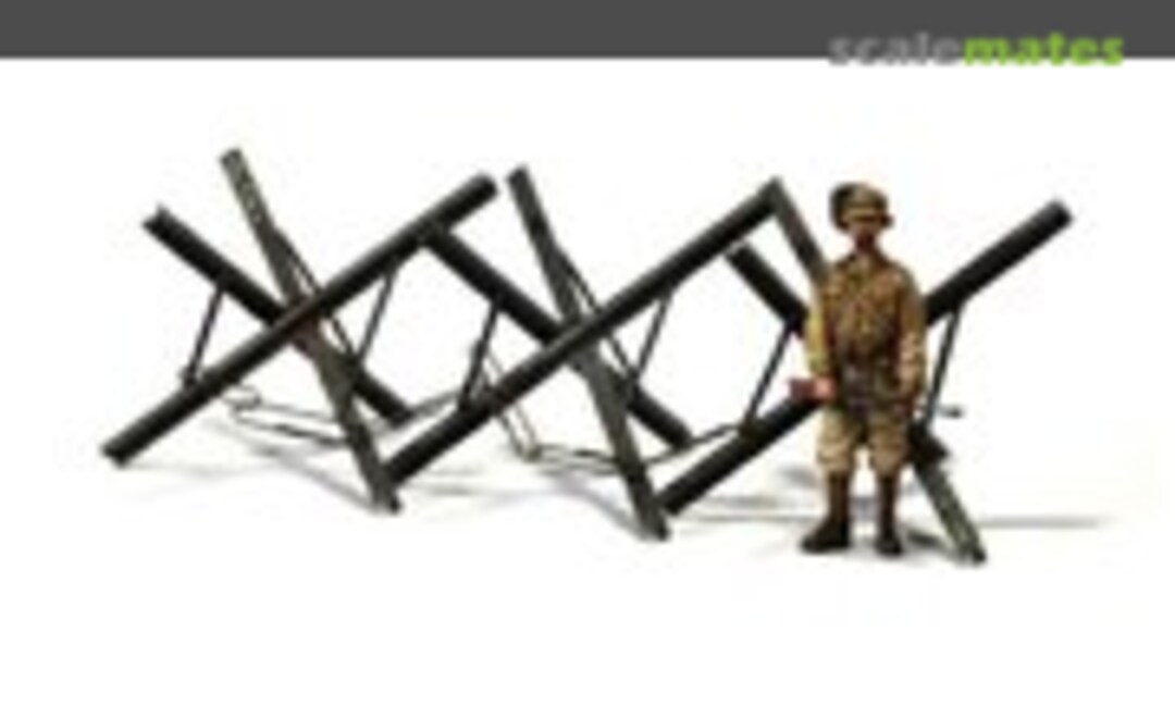 1:35 Anti-Tank Barriers North Africa (3 Pcs.) (Model Victoria 4099) 4099