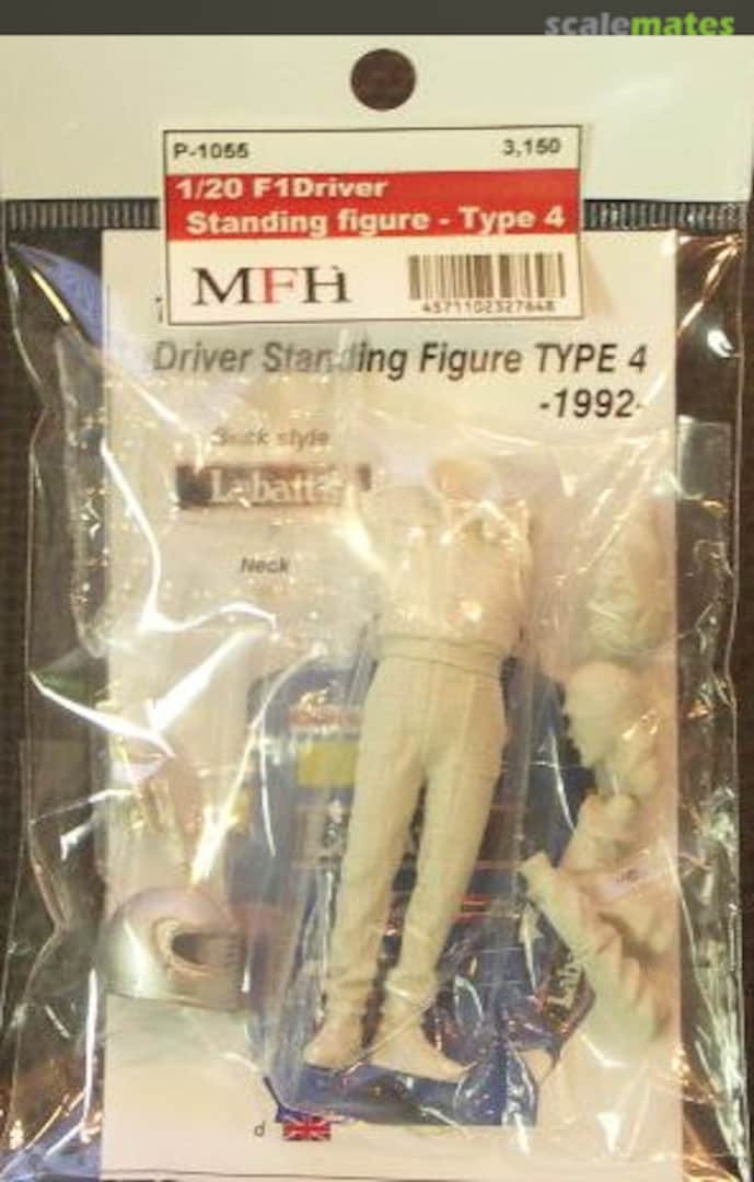 Boxart F1 Driver Standing Figure P-1055 Model Factory Hiro Boxart F1 Driver Standing Figure P-1055 Model Factory Hiro