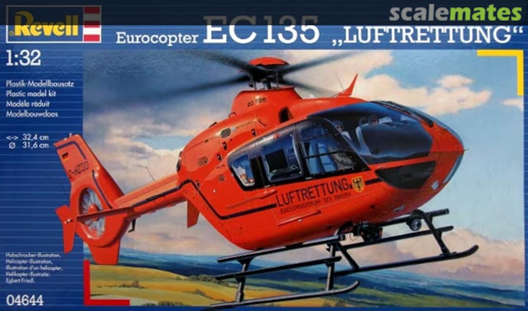 Boxart Eurocopter EC 135 "Luftrettung" 04644 Revell