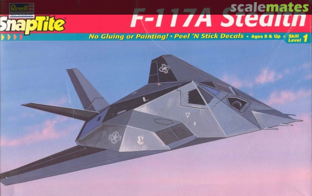 Boxart F-117A Stealth 85-1158 Revell Monogram Boxart F-117A Stealth 85-1158 Revell Monogram