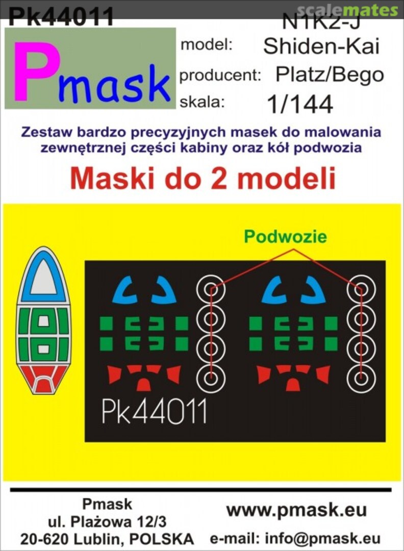 Boxart N1K2-J Shiden-Kai PK44011 Pmask Boxart N1K2-J Shiden-Kai PK44011 Pmask