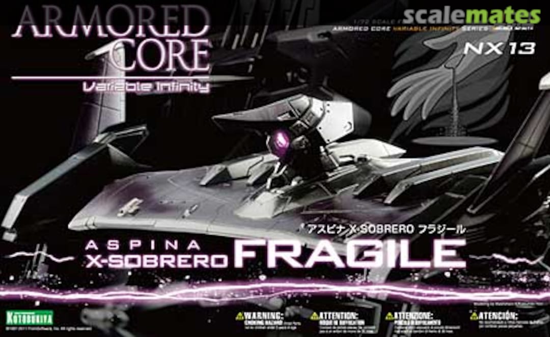 Boxart Aspina X-Sobrero Fragile VI067 Kotobukiya Boxart Aspina X-Sobrero Fragile VI067 Kotobukiya