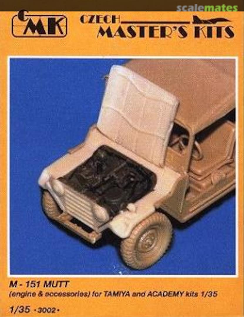 Boxart M 151 Mutt - engine set (4-cylinder, OHV) 3002 CMK Boxart M 151 Mutt - engine set (4-cylinder, OHV) 3002 CMK
