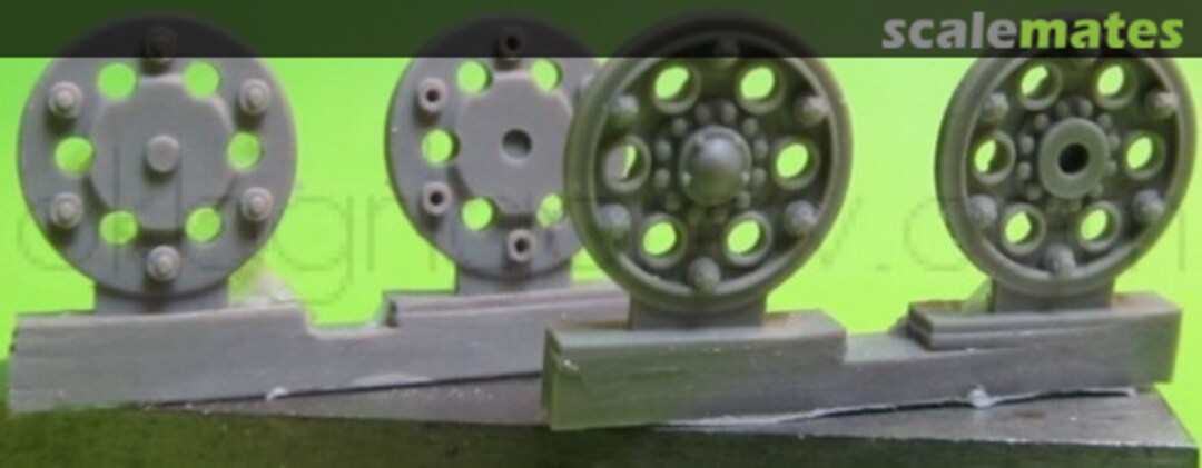 Boxart Sprocket wheel for T-34,mod.1940, type 3 (6 pcs) S72080 OKB Grigorov Boxart Sprocket wheel for T-34,mod.1940, type 3 (6 pcs) S72080 OKB Grigorov