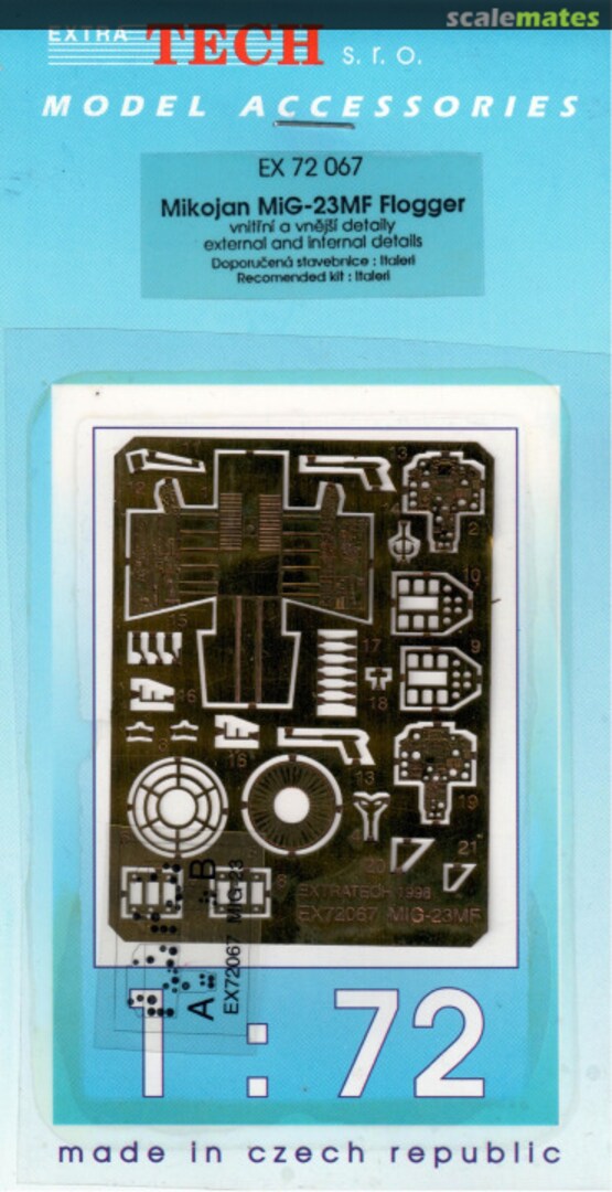 Boxart Mig-23 MF Flogger EX72067 Extratech