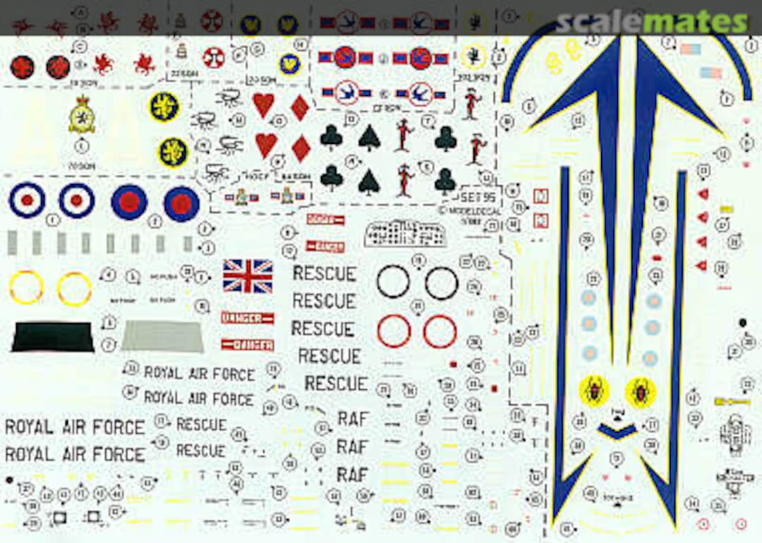 Boxart Royal Air Force Phantom FGR2: 228 OCU [1988 Display Scheme] Wessex HC2/HU5: 18, 22, 28, 72, 78, 84, 103 Sqns 95 Modeldecal