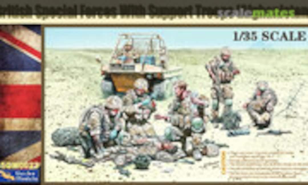 1:35 Special Forces with Support Troops (Gecko Models 35GM0023) 35GM0023