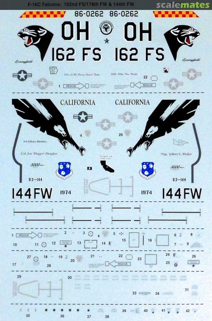 Boxart F-16C Falcons 48-1055 Microscale Boxart F-16C Falcons 48-1055 Microscale
