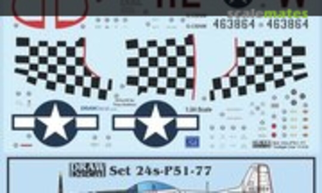 1:24 “Twilight Tear” P-51D (Draw Decal 24-P51-77) 24-P51-77