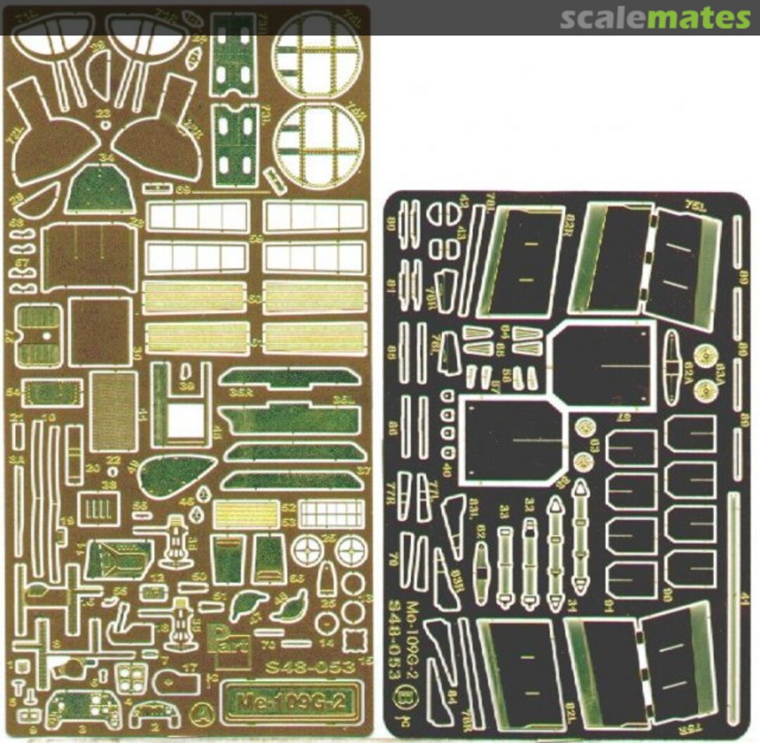 Boxart Messerschmitt Bf-109G-2 S48-053 Part Boxart Messerschmitt Bf-109G-2 S48-053 Part