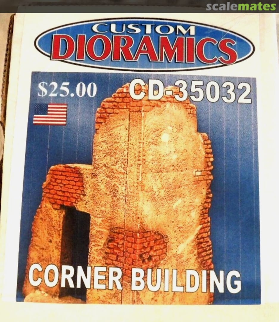 Boxart Corner Building Ruin CD-35032 Custom Dioramics Boxart Corner Building Ruin CD-35032 Custom Dioramics
