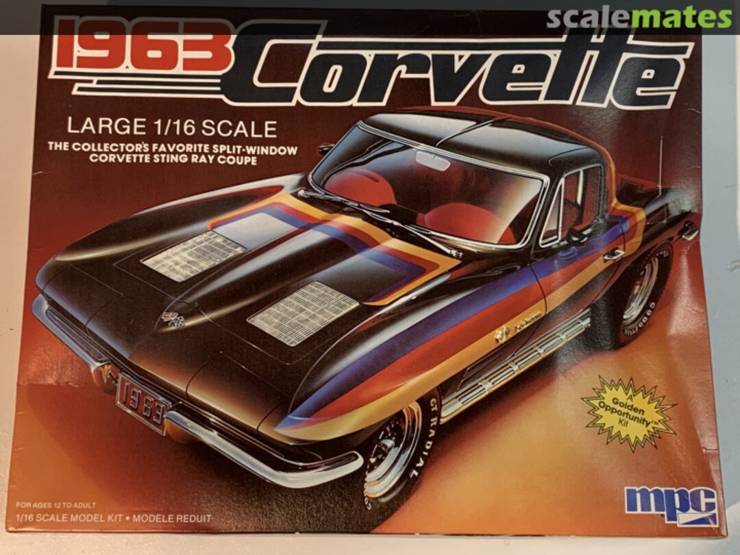 Boxart 1963 Corvette 6421-10DO MPC Boxart 1963 Corvette 6421-10DO MPC
