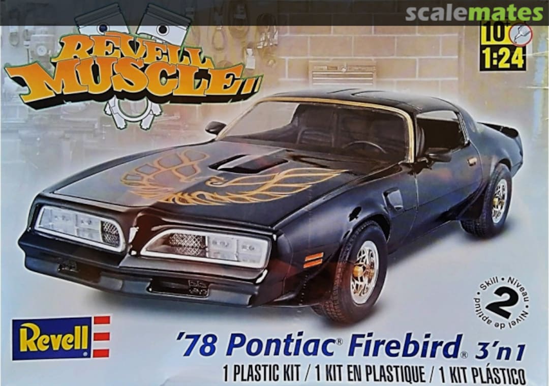 Boxart '78 Pontiac Firebird 3 'n 1 85-4927 Revell Boxart '78 Pontiac Firebird 3 'n 1 85-4927 Revell