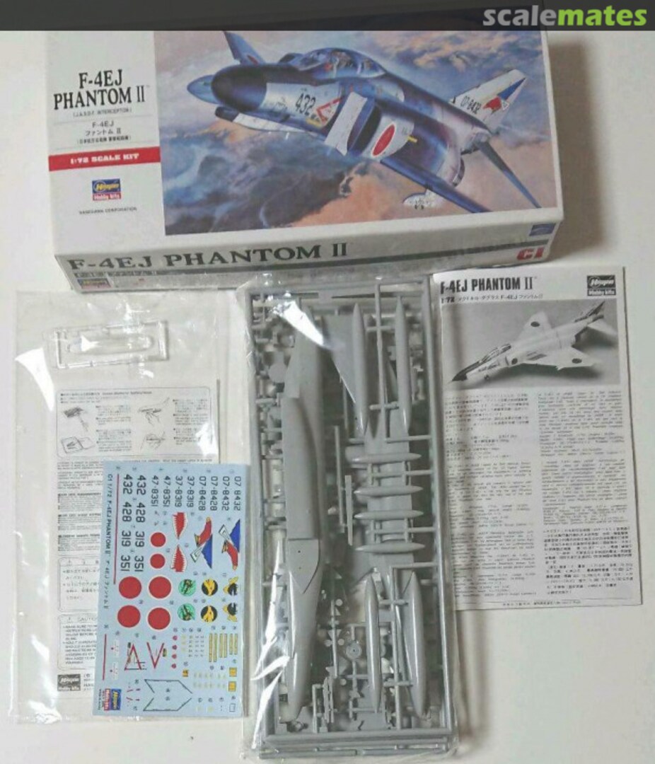 Contents McDonnell Douglas F-4EJ Phantom II 00331 Hasegawa Contents McDonnell Douglas F-4EJ Phantom II 00331 Hasegawa