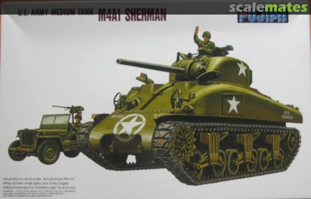 Boxart M4A1 Sherman 76016 Fujimi Boxart M4A1 Sherman 76016 Fujimi