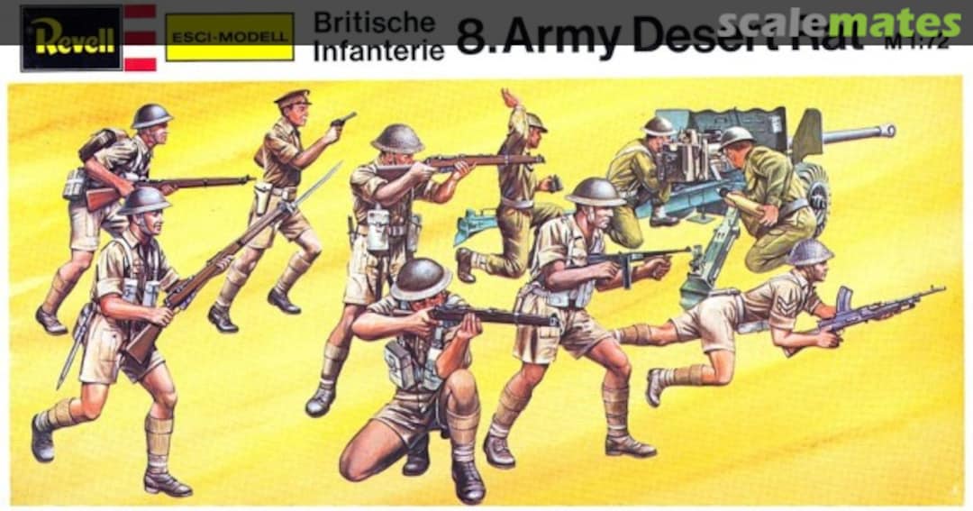 Boxart 8th Army Desert Rat H-2316 Revell/ESCI