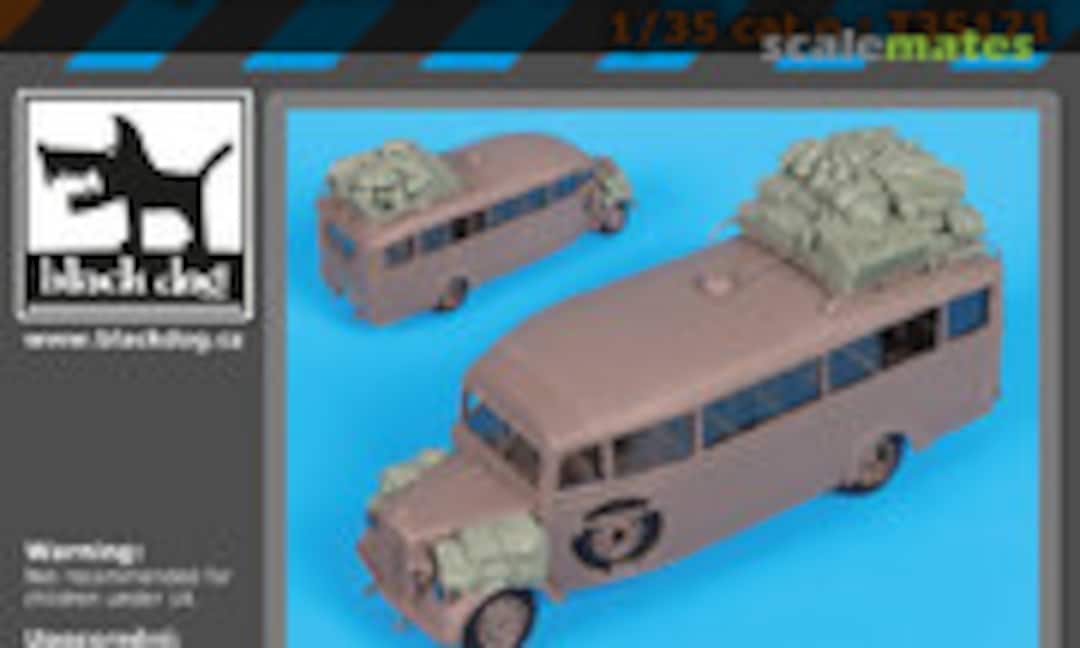 1:35 Opel Blitz 3.6-47 Omnibus accessories set (Black Dog T35171)