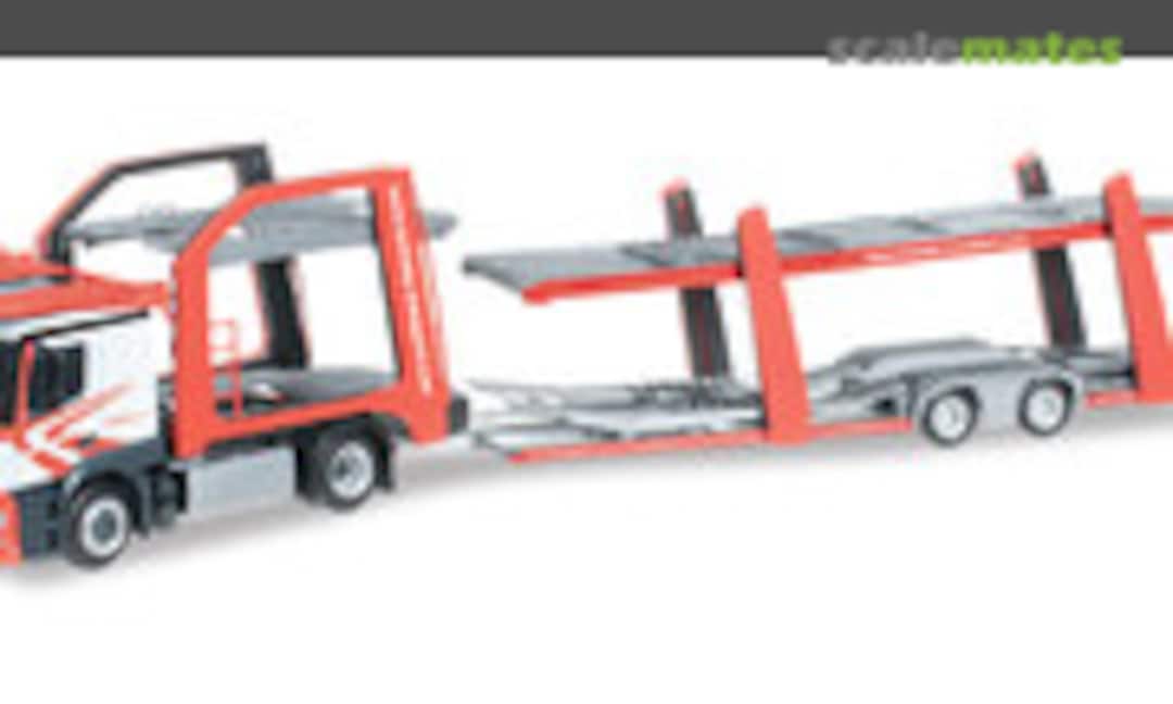 1:87 Mercedes-Benz Actros Classicspace Eurolohr Autotransporter &quot;Turinsky&quot; (Herpa 304412)
