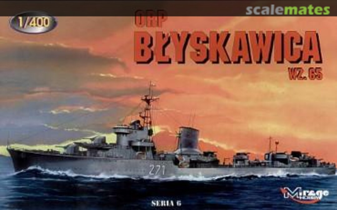 Boxart ORP Błyskawica 40013 Mirage Hobby Boxart ORP Błyskawica 40013 Mirage Hobby