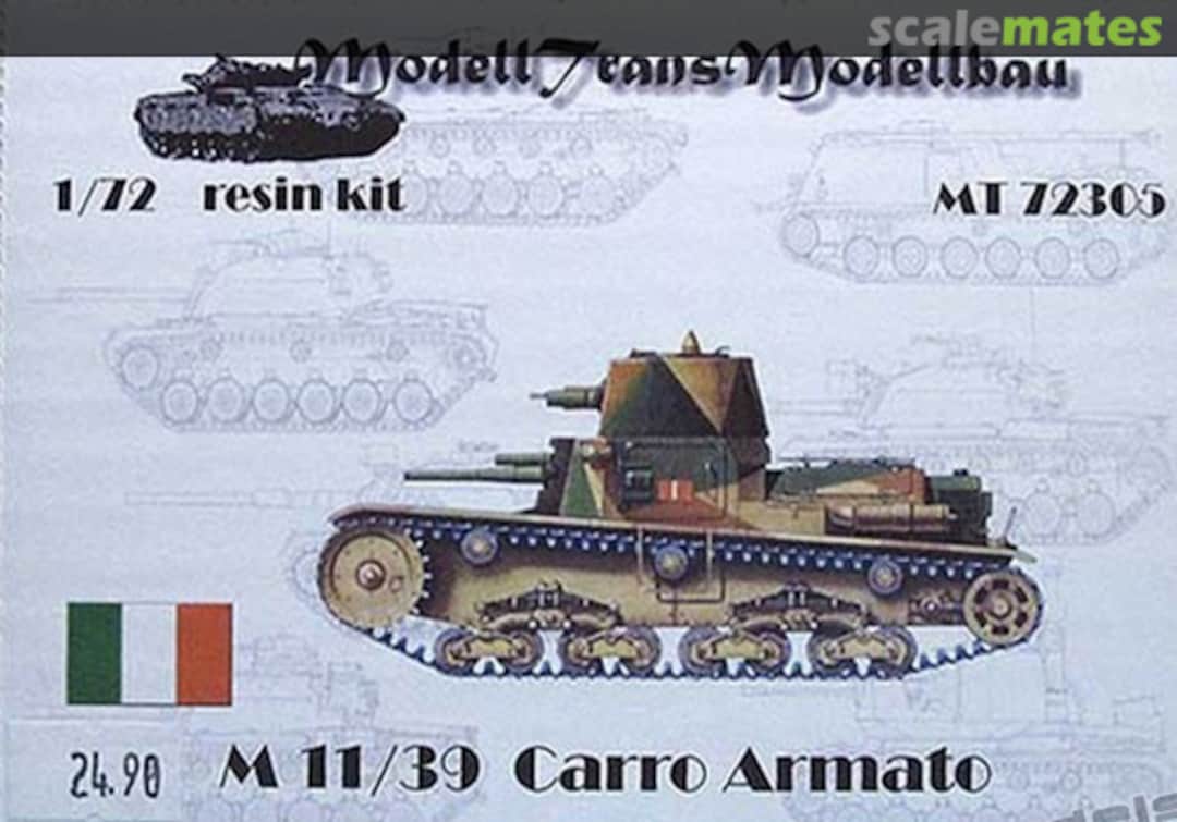 Boxart M11/39 Carro Armato MT72305 Modell Trans Modellbau Boxart M11/39 Carro Armato MT72305 Modell Trans Modellbau