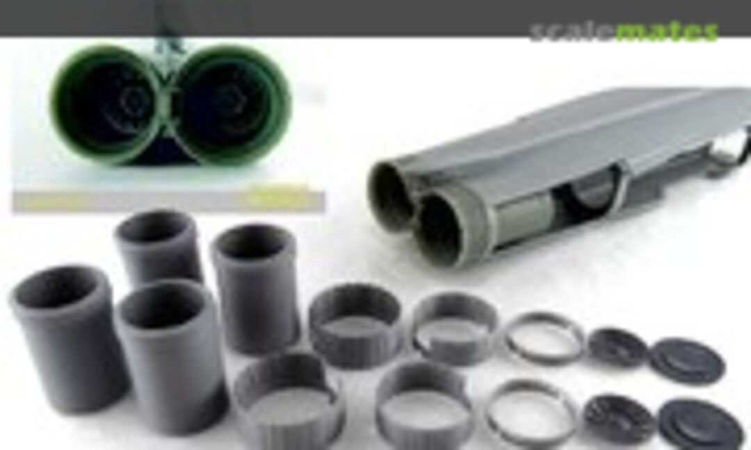 1:48 MiG-25 RB/RBT Jet nozzles (Metallic Details MDR4826)