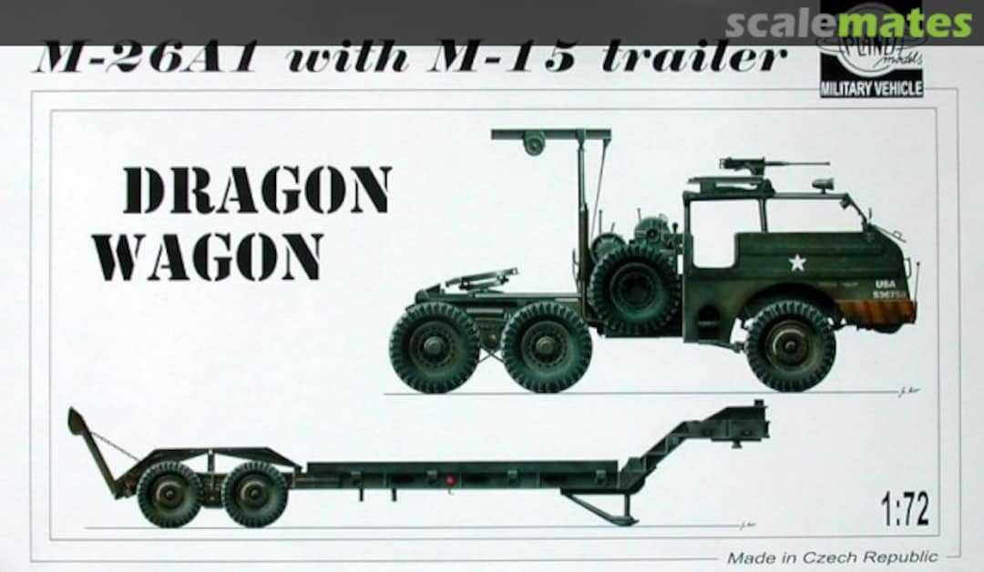 Boxart M-26A1 Dragon Wagon MV039 Planet Models Boxart M-26A1 Dragon Wagon MV039 Planet Models