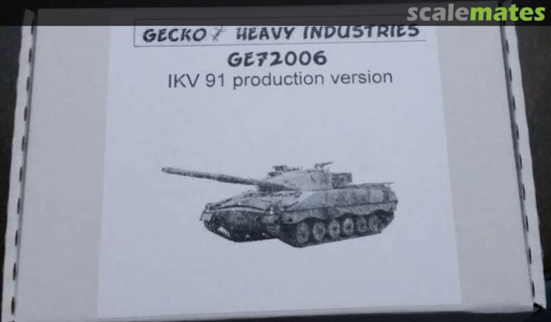 Boxart IKV 91 Production version GEC72006 Gecko Heavy Industries Boxart IKV 91 Production version GEC72006 Gecko Heavy Industries
