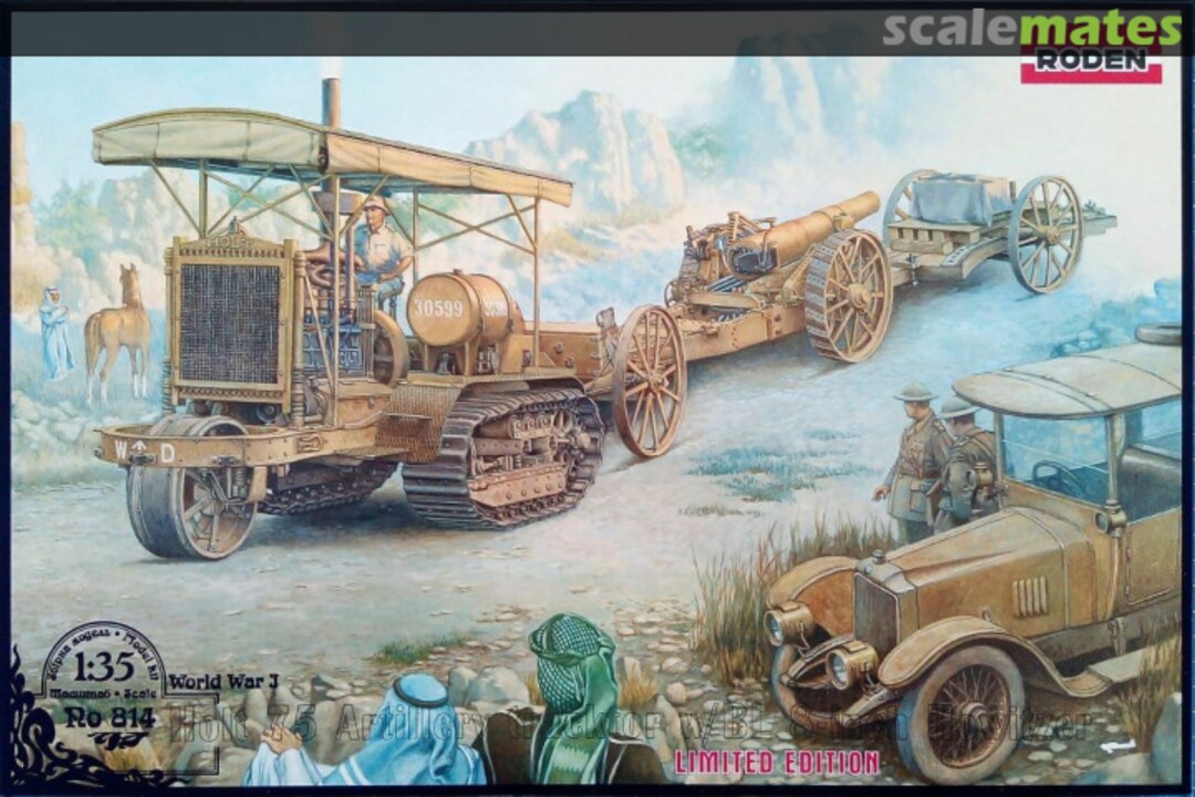 Boxart Holt 75 Artillery tractor w/BL 8-inch Howitzer 814 Roden Boxart Holt 75 Artillery tractor w/BL 8-inch Howitzer 814 Roden