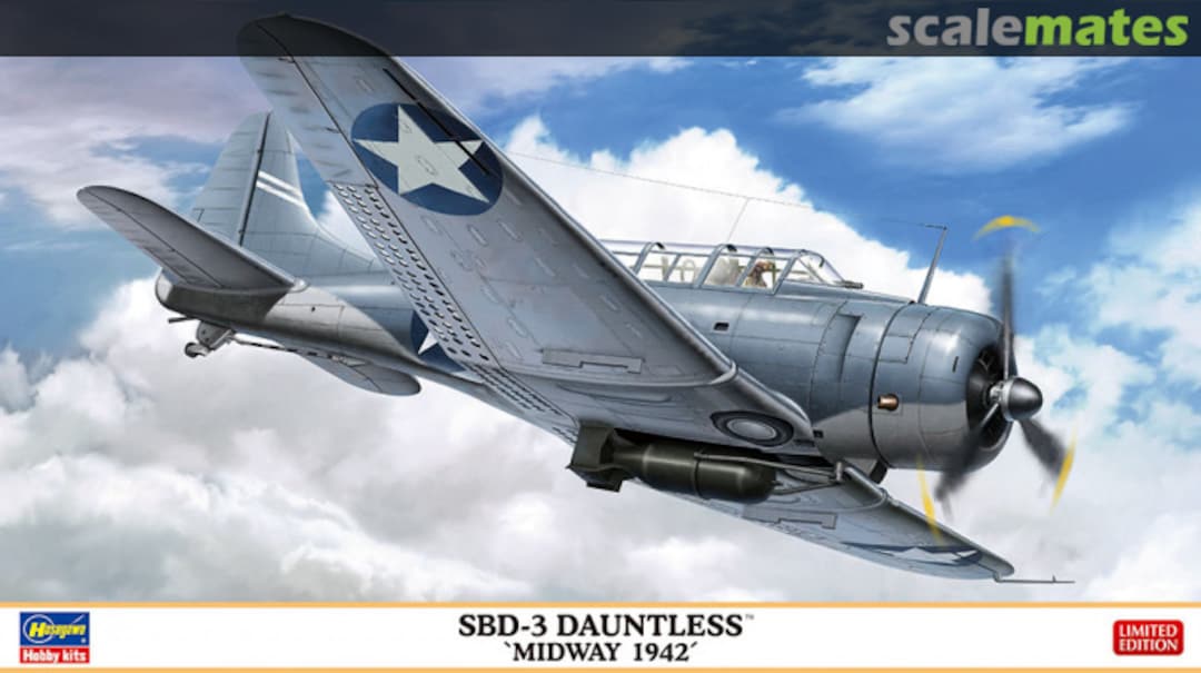 Boxart SBD-3 Dauntless 07498 Hasegawa Boxart SBD-3 Dauntless 07498 Hasegawa