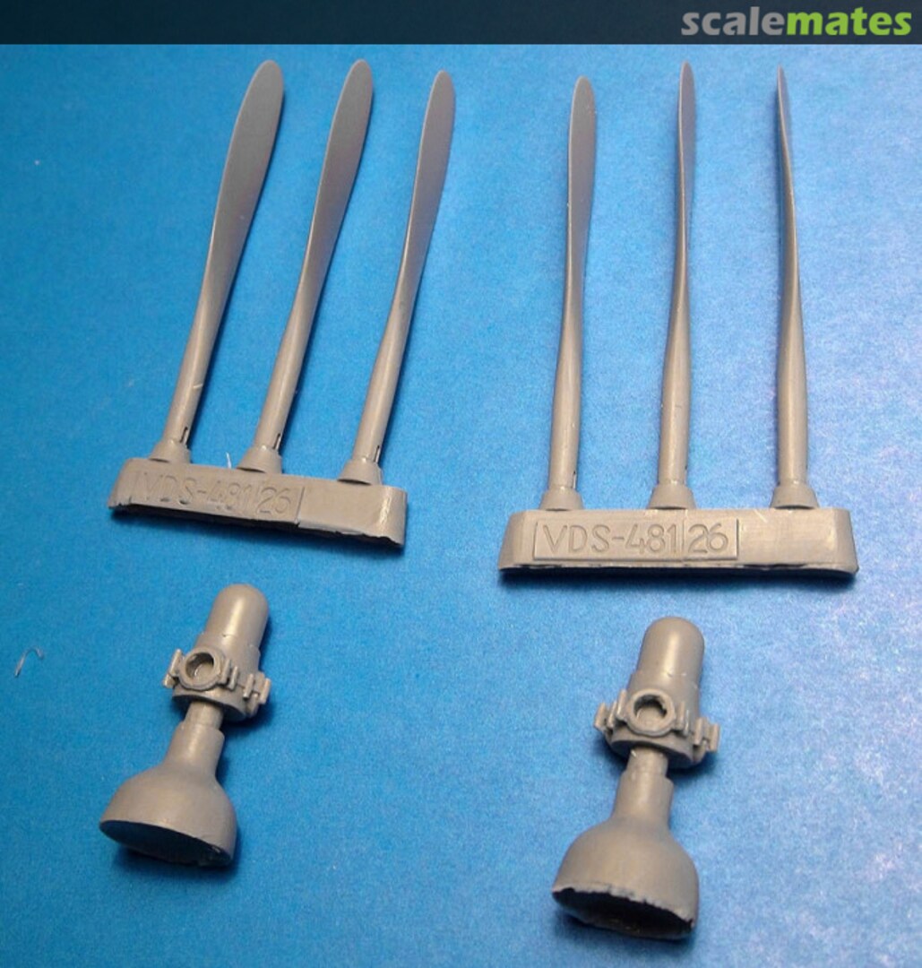 Boxart A-26B/C Invader corrected propellers VDS48-126 Vector Boxart A-26B/C Invader corrected propellers VDS48-126 Vector