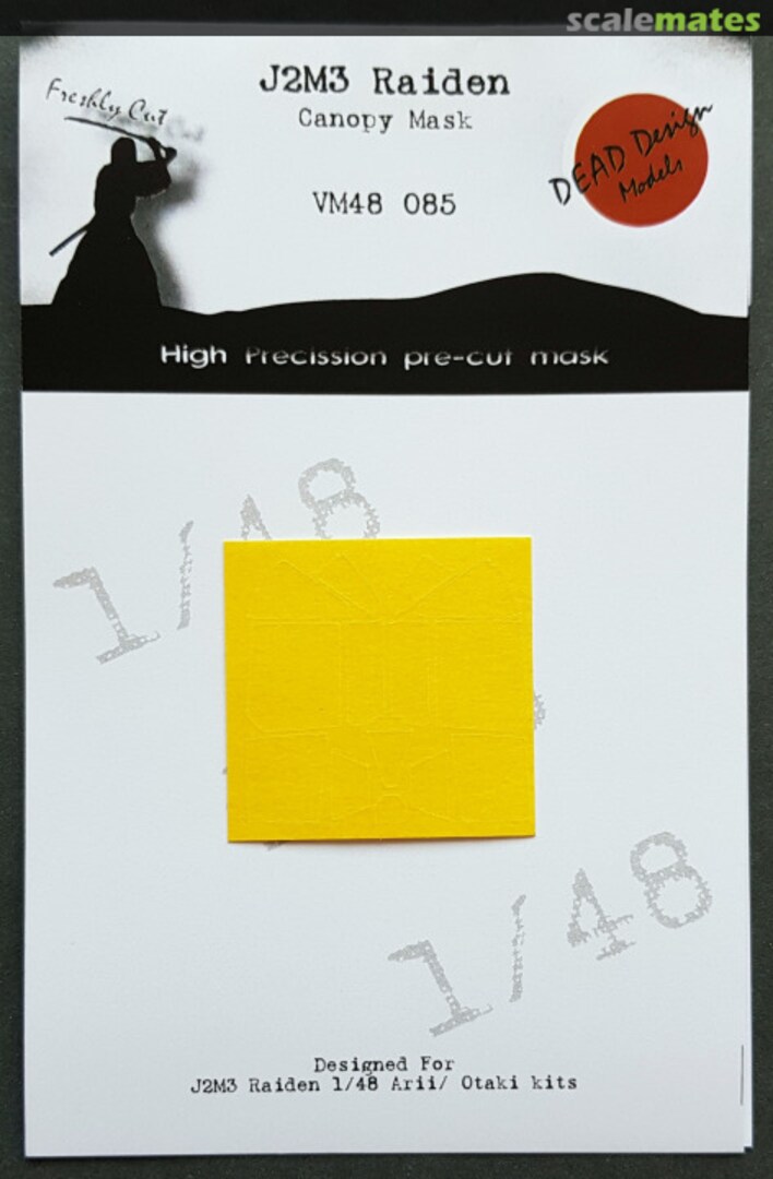 Boxart Mitsubishi J2M3 Raiden paint mask VM48085 DEAD Design Models