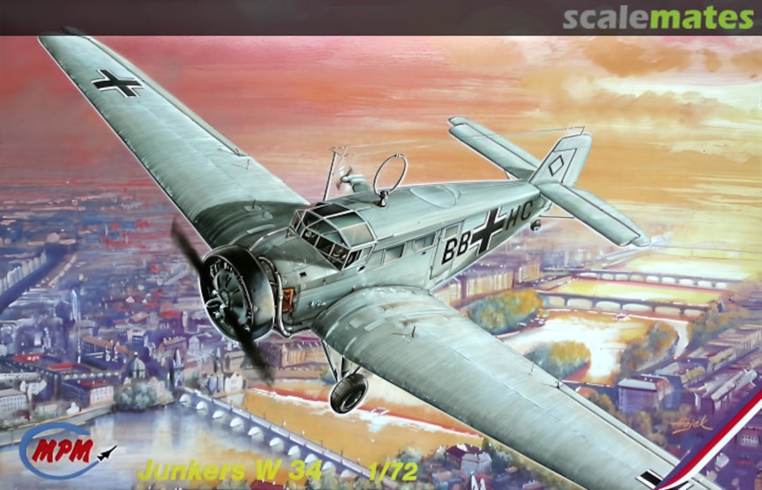 Boxart Junkers W 34 72110 MPM Production