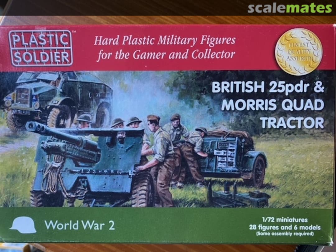 Boxart British 25pdr & Morris Quad Tractor WW2G20006 Plastic Soldier Boxart British 25pdr & Morris Quad Tractor WW2G20006 Plastic Soldier