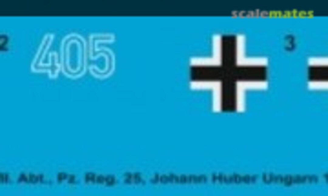 1:16 Jagdpanzer IV/70 der 7. PD, 5 Komp, Pz. Reg 25, Johann Huber (Peddinghaus-Decals 16 3358) 16 3358