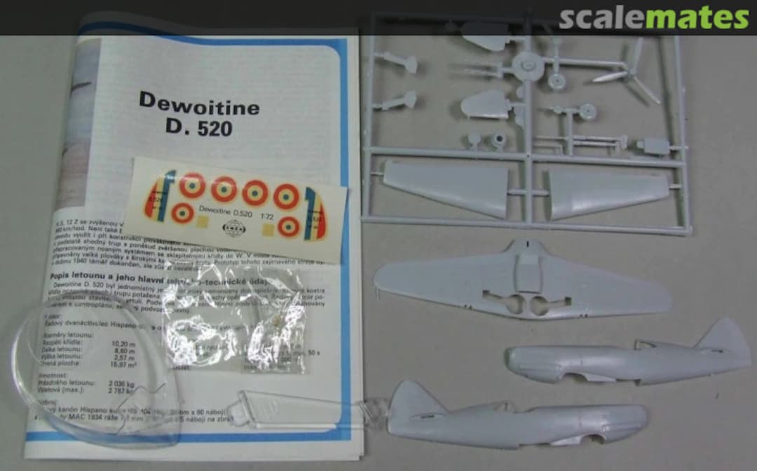 Contents Dewoitine D.520 158 Směr Contents Dewoitine D.520 158 Směr