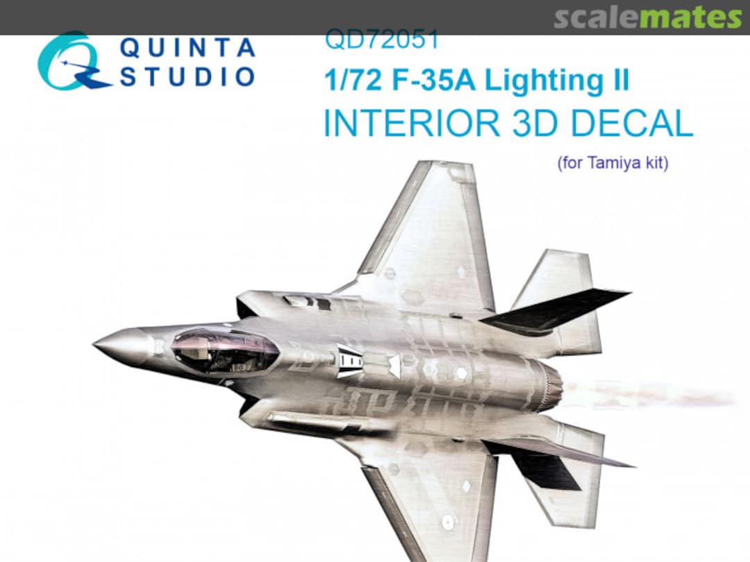 Boxart F-35A Lighting II Interior 3D decal QD72051 Quinta Studio Boxart F-35A Lighting II Interior 3D decal QD72051 Quinta Studio