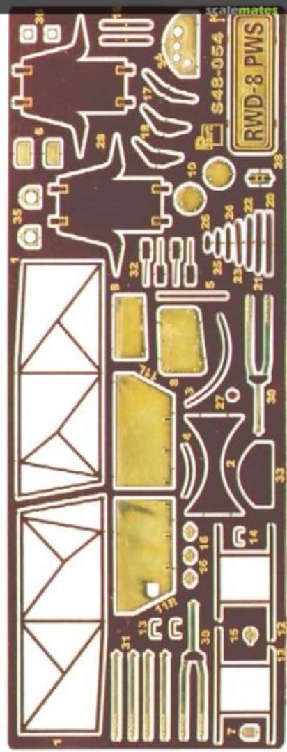 Boxart RWD-8 S48-054 Part Boxart RWD-8 S48-054 Part