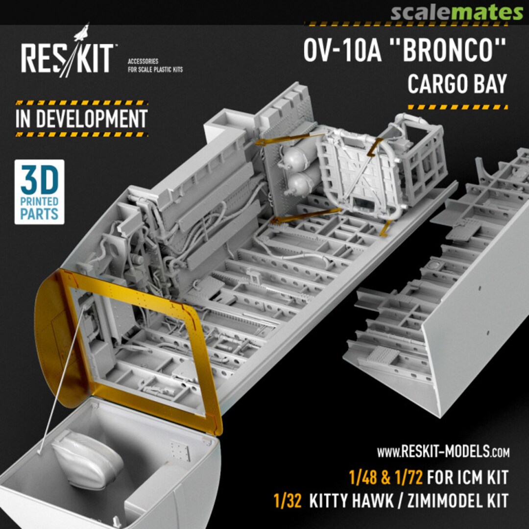 Boxart OV-10A Bronco cargo bay RS-72-TBA ResKit Boxart OV-10A Bronco cargo bay RS-72-TBA ResKit
