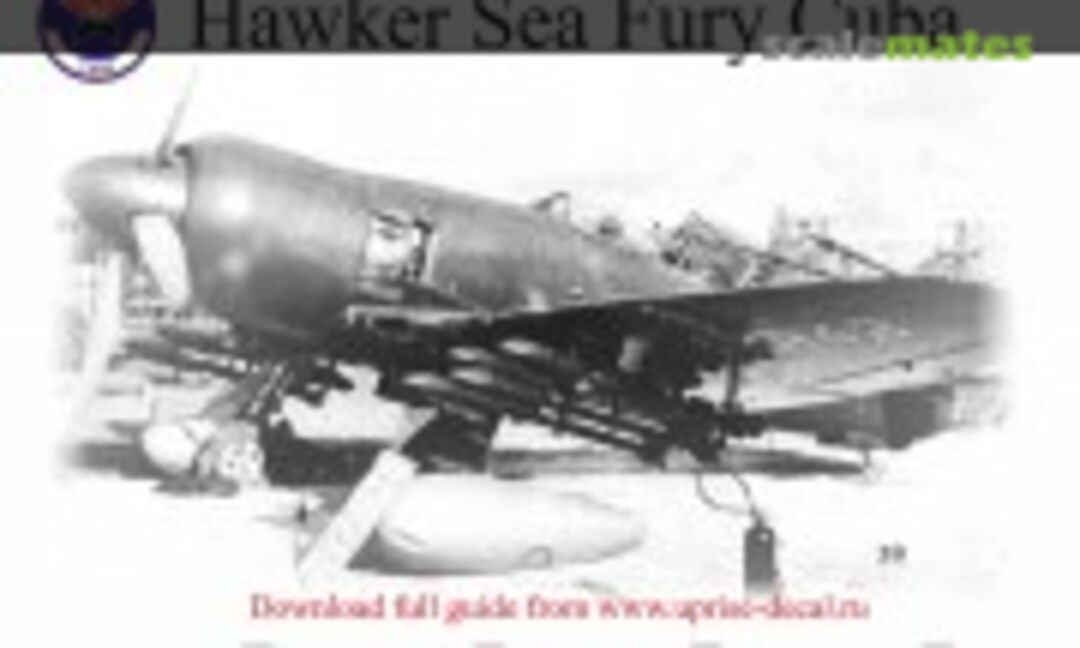 1:32 Hawker Sea Fury Cuba (UpRise Decal UR32289) UR32289