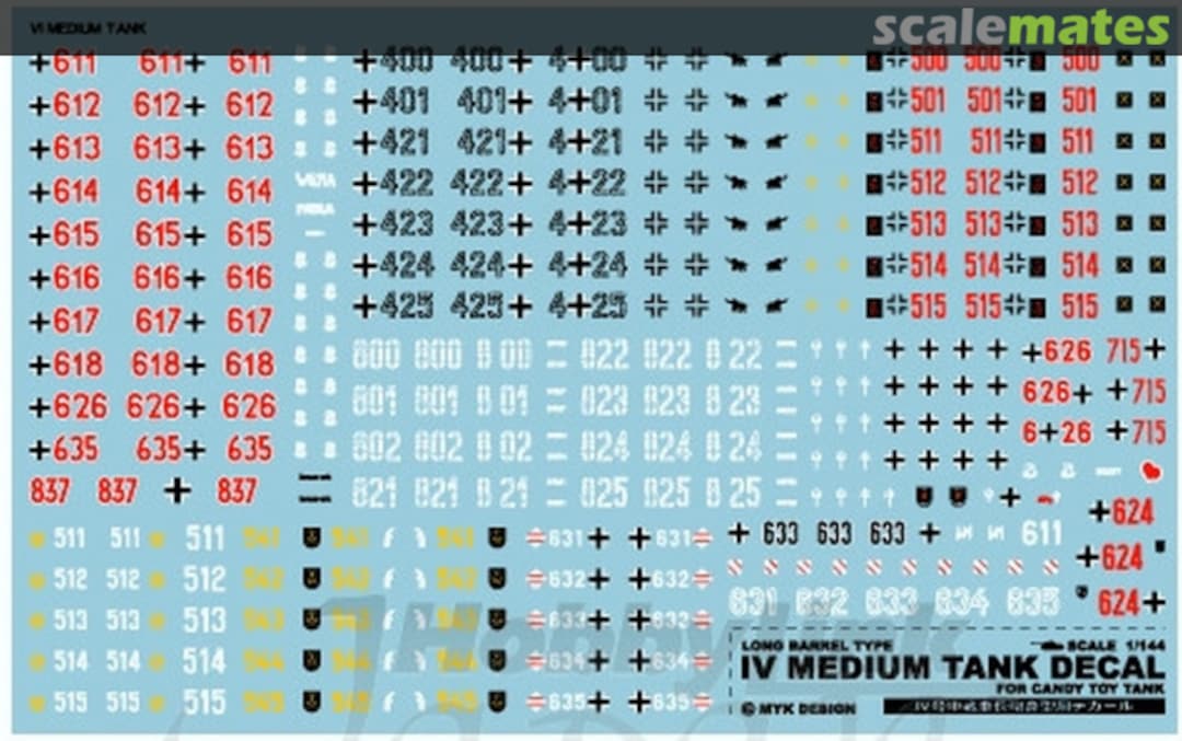 Boxart Long Barrel Type Ausf. IV Medium Battle Tank Decal 06003 MYK Design Boxart Long Barrel Type Ausf. IV Medium Battle Tank Decal 06003 MYK Design
