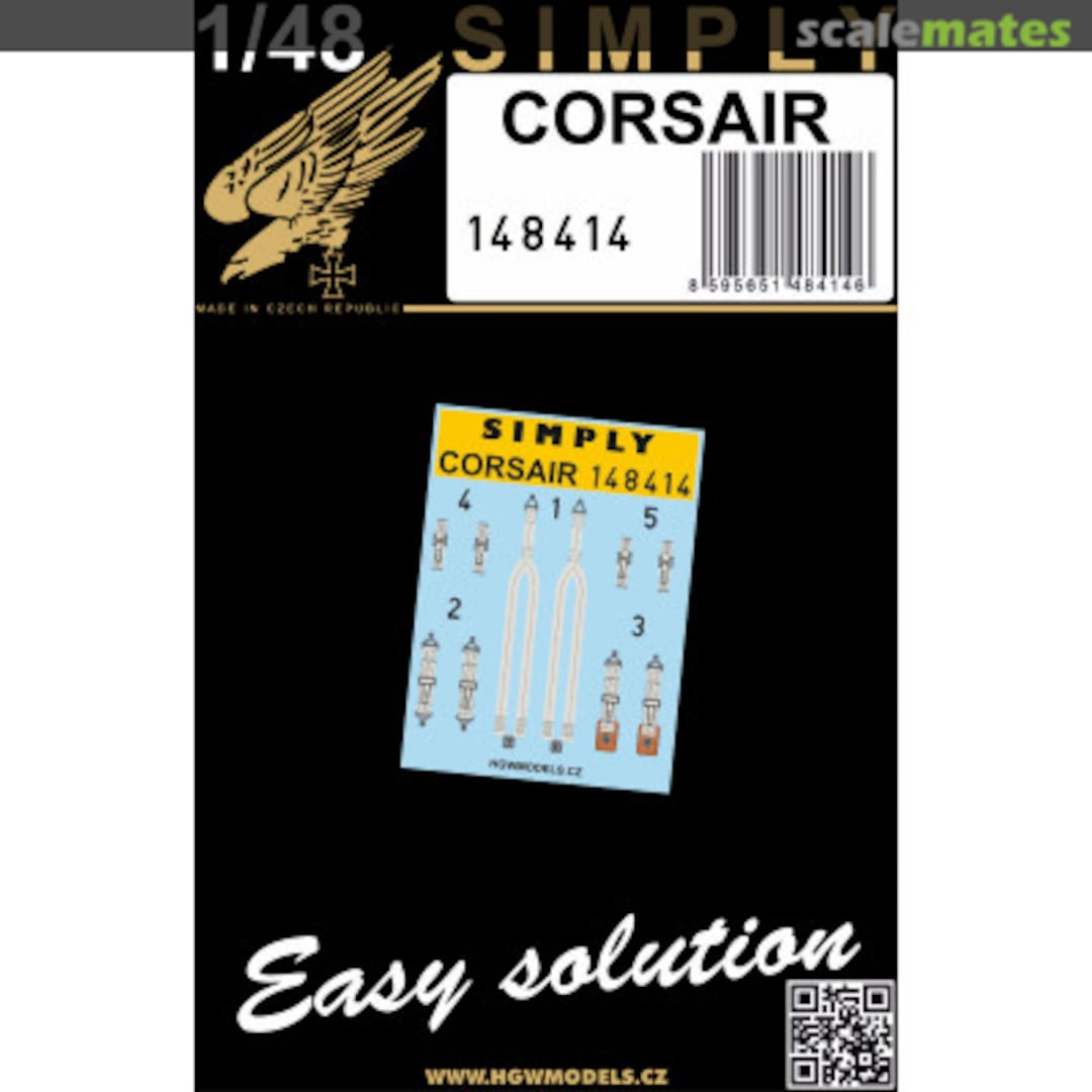Boxart Simply CORSAIR - Seatbelts 148414 HGW Models Boxart Simply CORSAIR - Seatbelts 148414 HGW Models