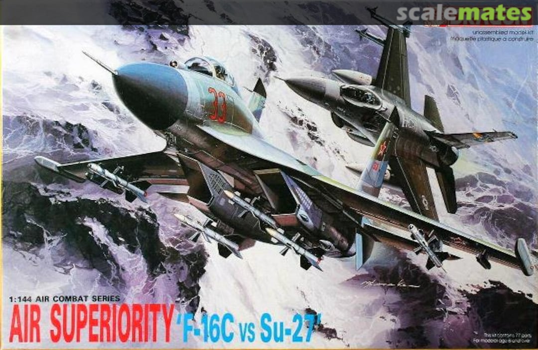 Boxart Air Superiority 'F-16C vs Su-27' 4004 Dragon Boxart Air Superiority 'F-16C vs Su-27' 4004 Dragon