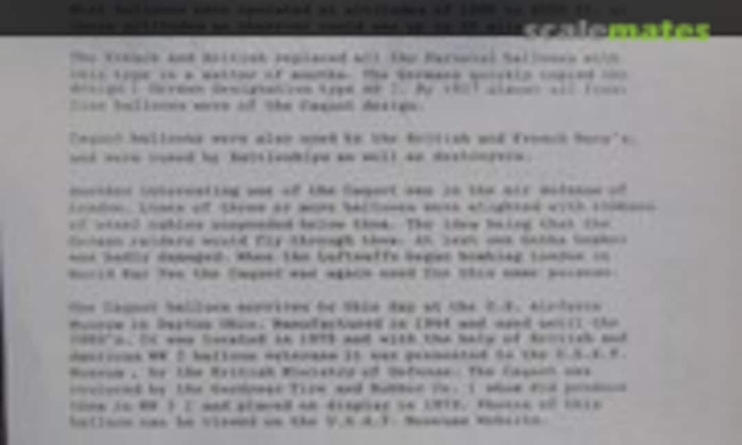 1:72 Caquot (Roseplane )