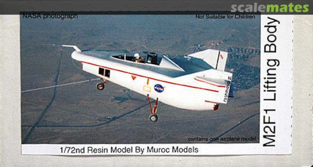 Boxart M2-F1 Lifting Body Muroc Models Boxart M2-F1 Lifting Body Muroc Models